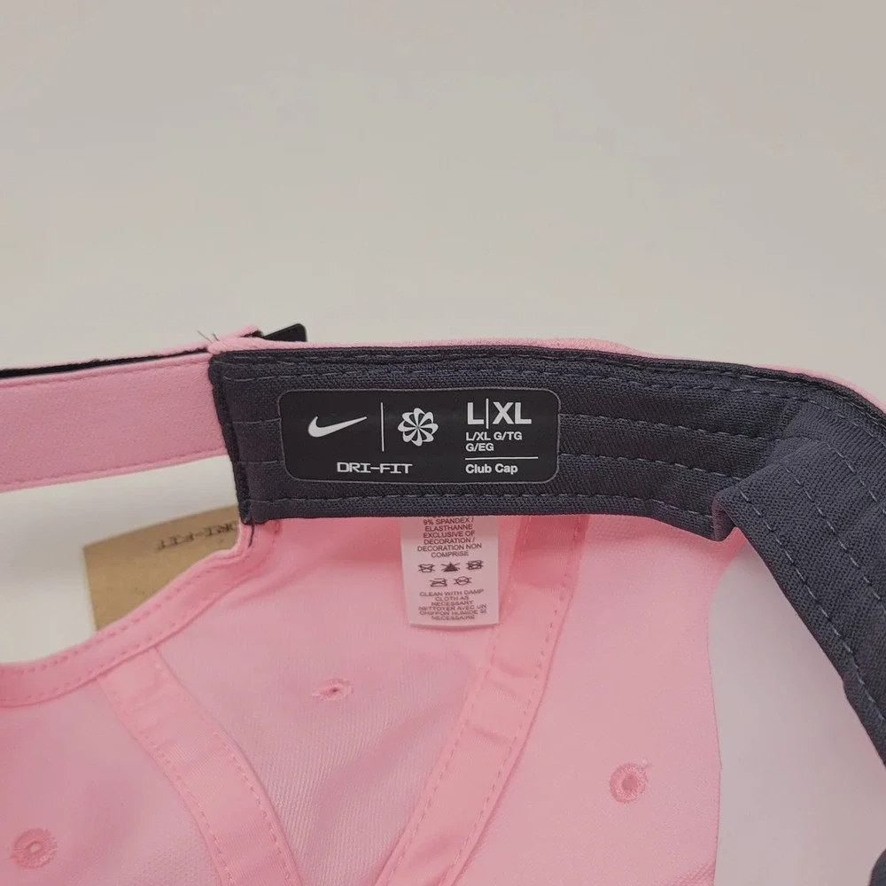 Nike Club Cap FB5625-690 Training Hat Cap L/XL Pink Dri-FIT Swoosh Hat